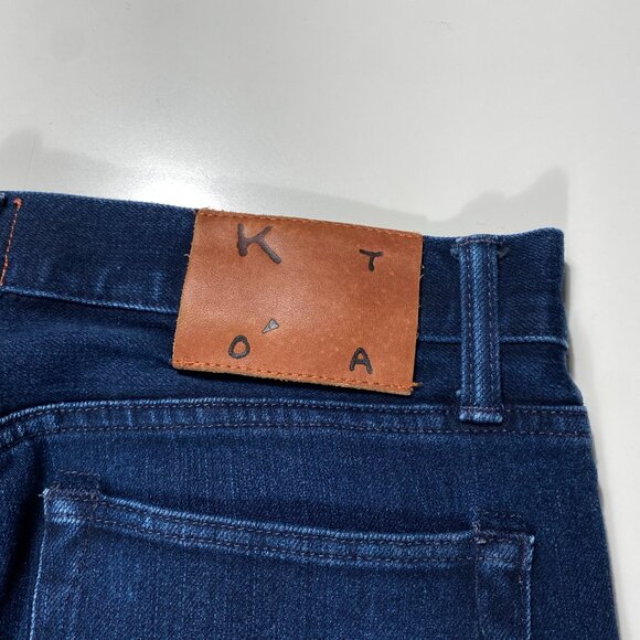 Hiroshi Kato Pen Slim 4-Way Indigo Stretch JPN Selvedge Jeans men's size 31x28.5 - Picture 7 of 11